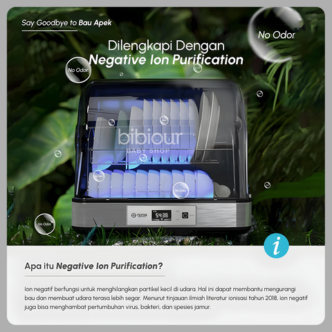 Norge 4in1 Table Top UV Dish Dryer	55L Black (DD55UV)