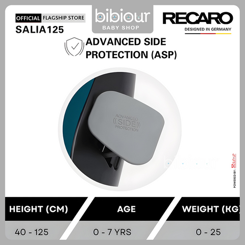 Recaro 360 Spin IsoFix Baby Car Seat - Salia 125