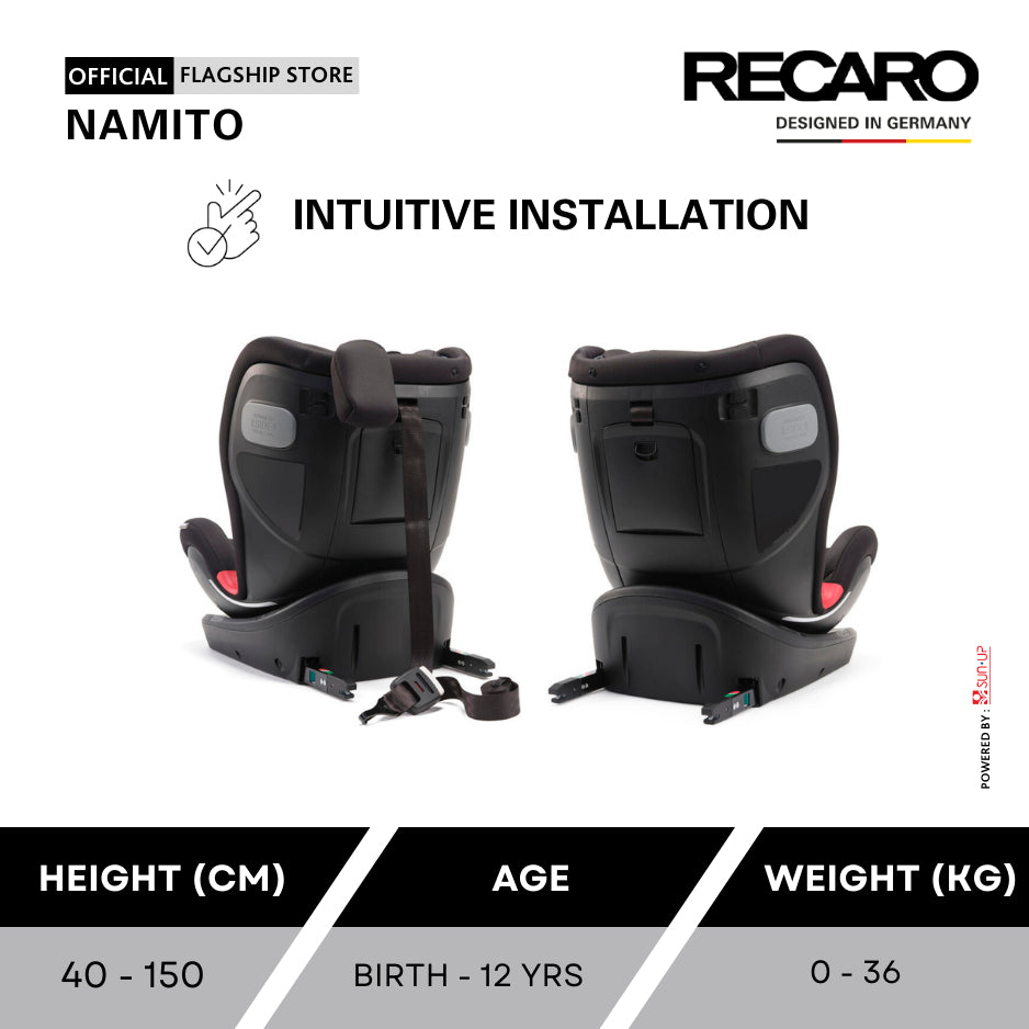 RECARO Kids 360 Spin Isofix Car Seat - Namito